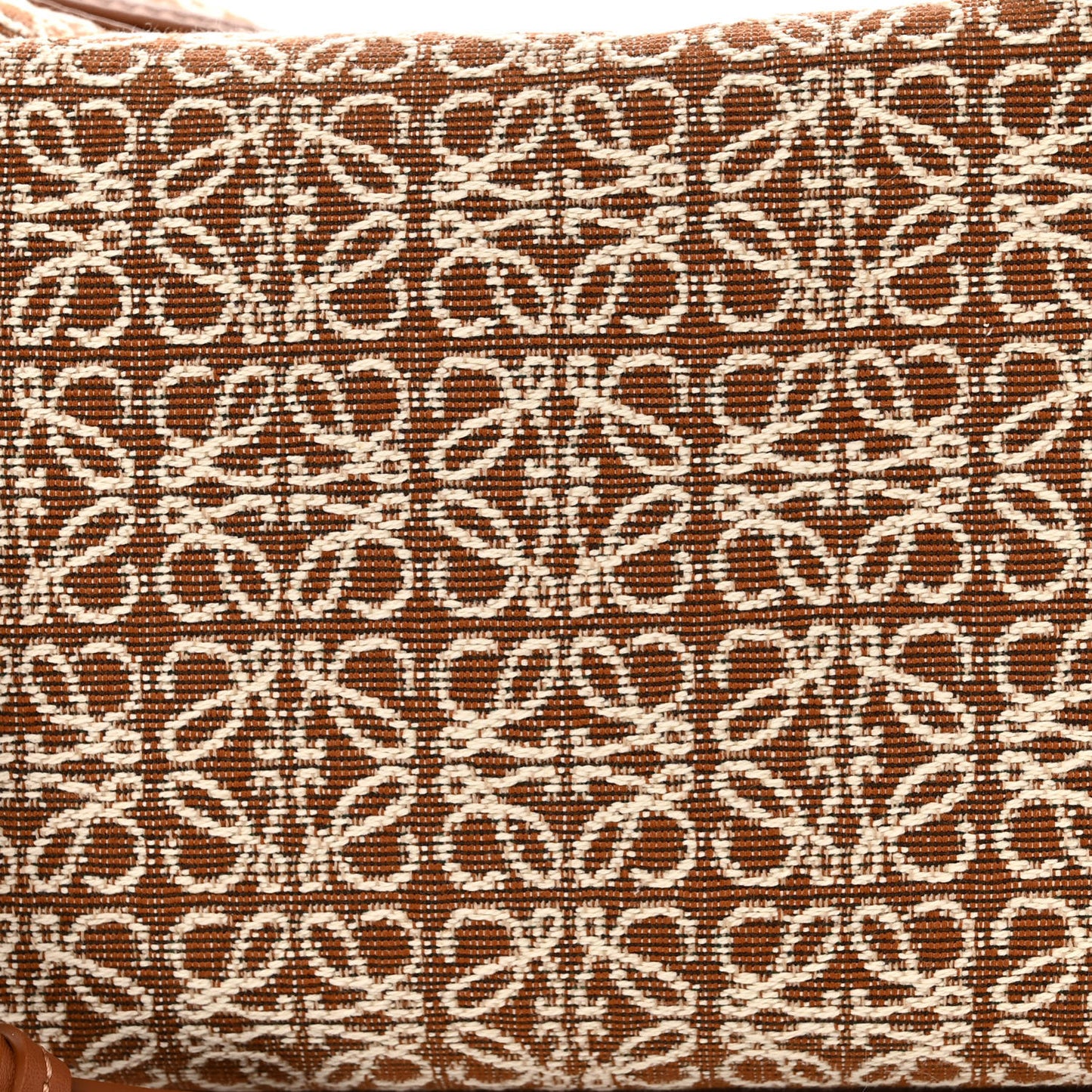 Jacquard Anagram Calfskin Small Cubi Bag Tan Pecan