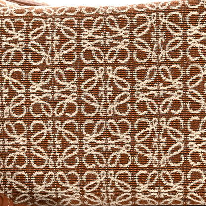 Loewe Jacquard Anagram Calfskin Small Cubi Bag Tan Pecan 8 of 12