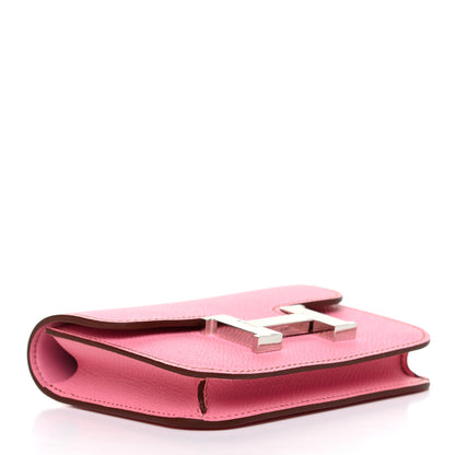 Hermes Epsom Constance Slim Wallet 5P Pink 4 of 8
