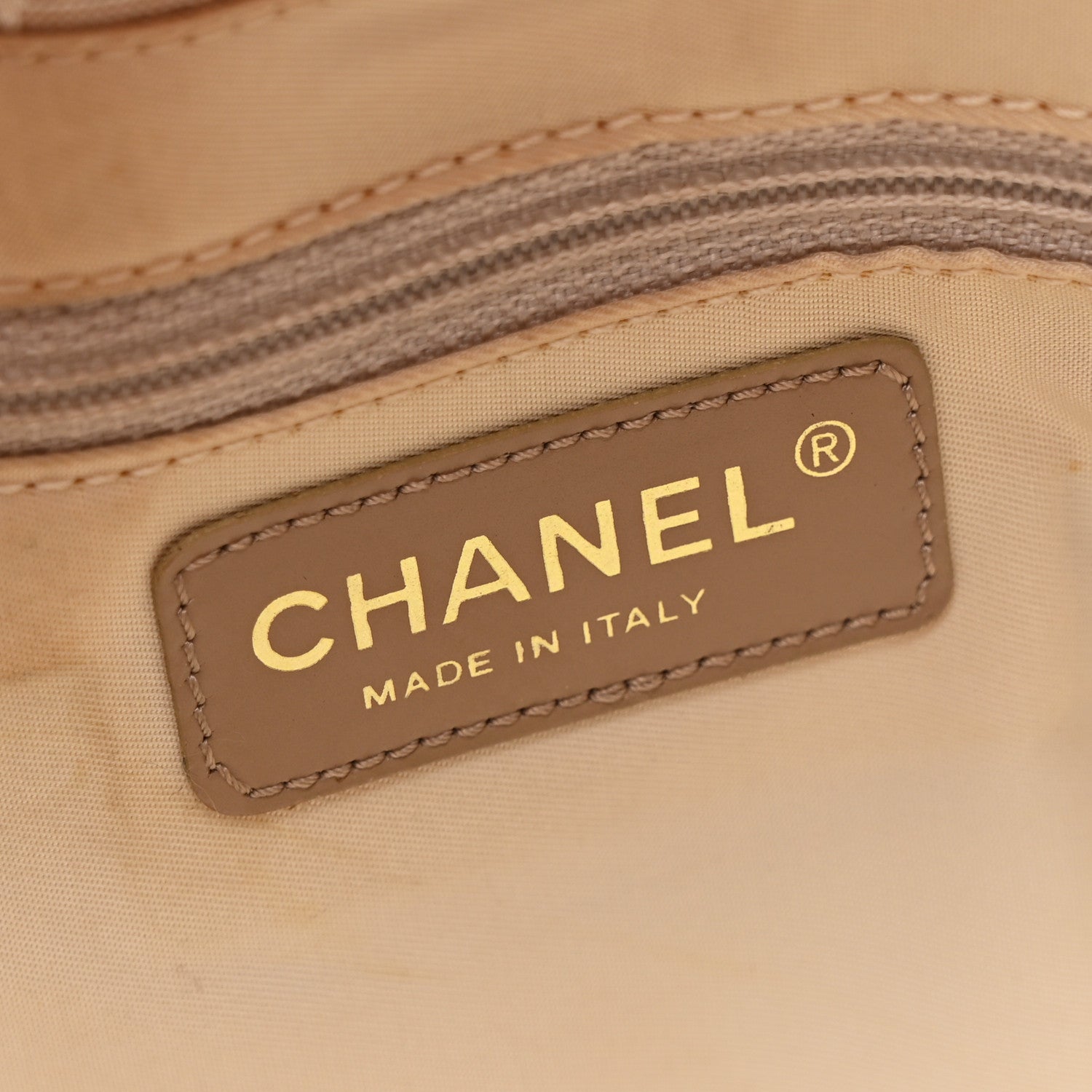 Chanel Nylon Medium Travel Tote Beige 10 of 23