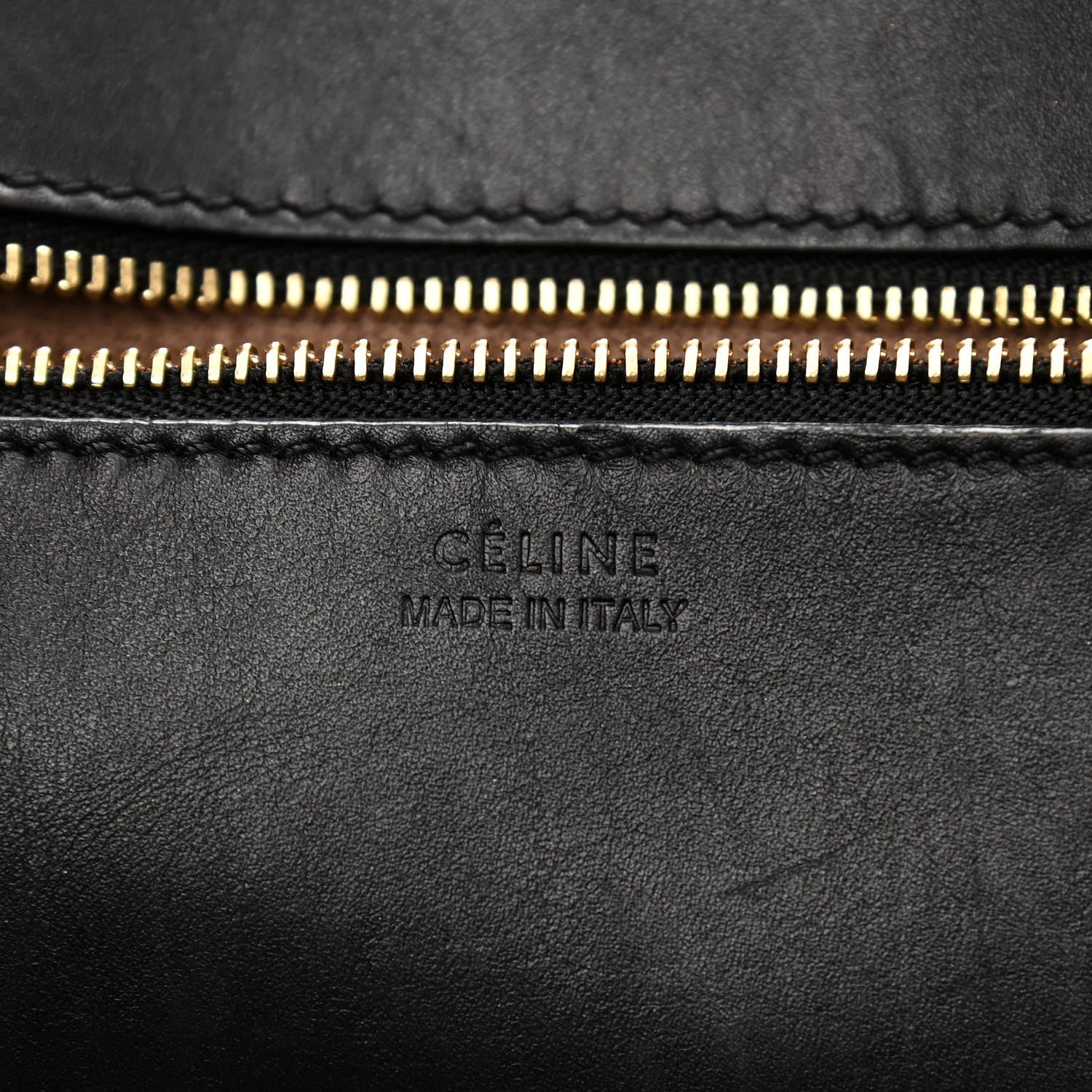 Celine Smooth Calfskin Small Tie Knot Tote Black 6 of 13