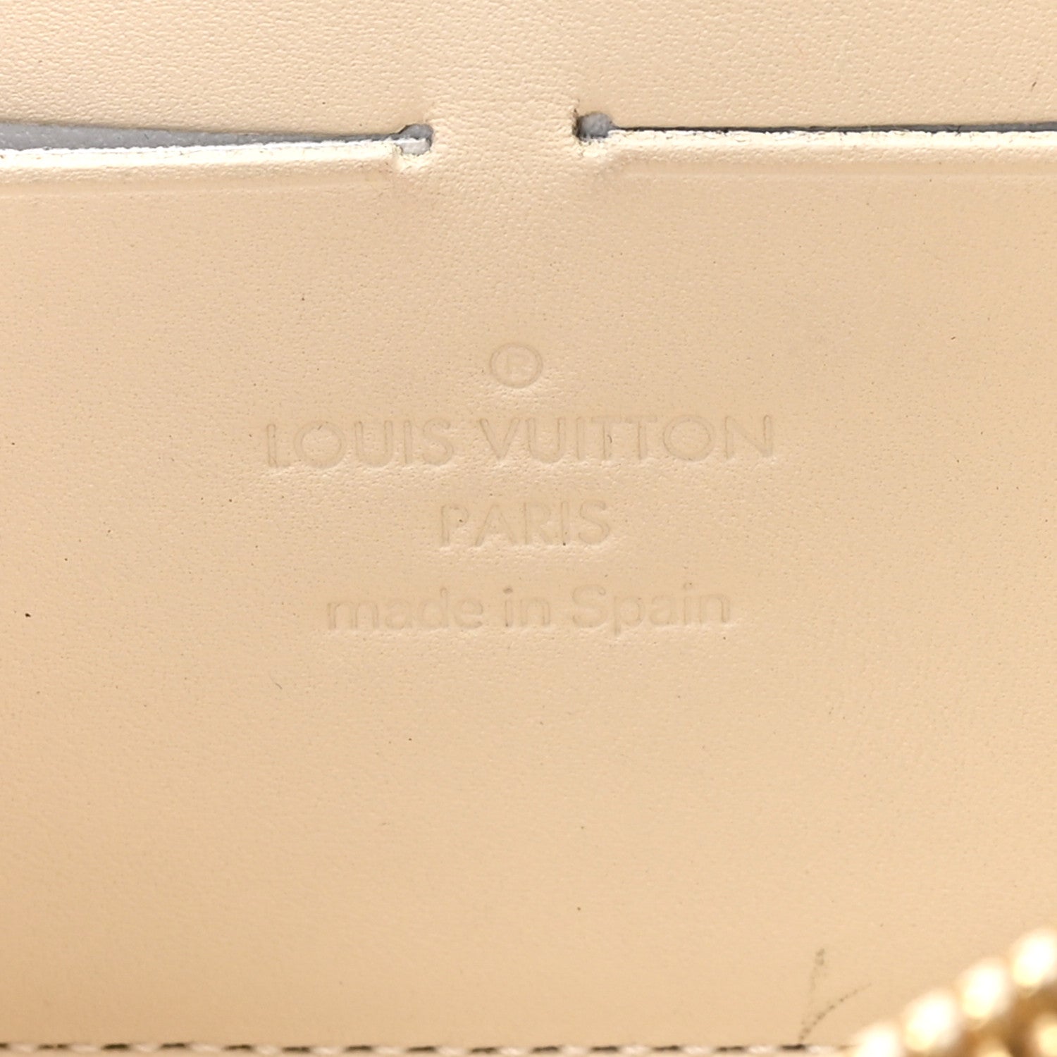 Louis Vuitton Vernis Leopard Zippy Wallet Blanc Corail 6 of 7