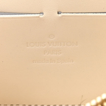 Louis Vuitton Vernis Leopard Zippy Wallet Blanc Corail 6 of 7