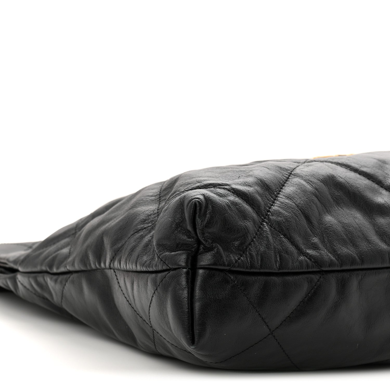 Chanel Shiny Calfskin Quilted Small Chanel 22 Black 9 of 10
