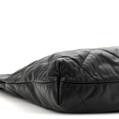 Chanel Shiny Calfskin Quilted Small Chanel 22 Black 9 of 10
