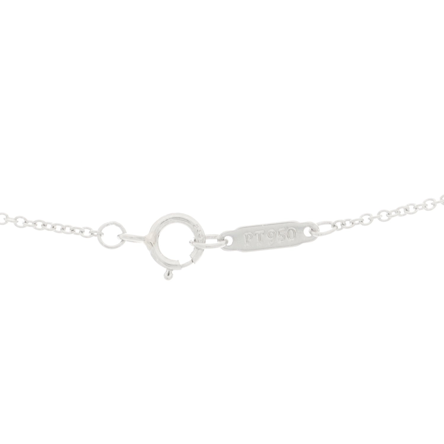 Tiffany Platinum Diamond Small Paper Flowers Pendant Necklace 4 of 5