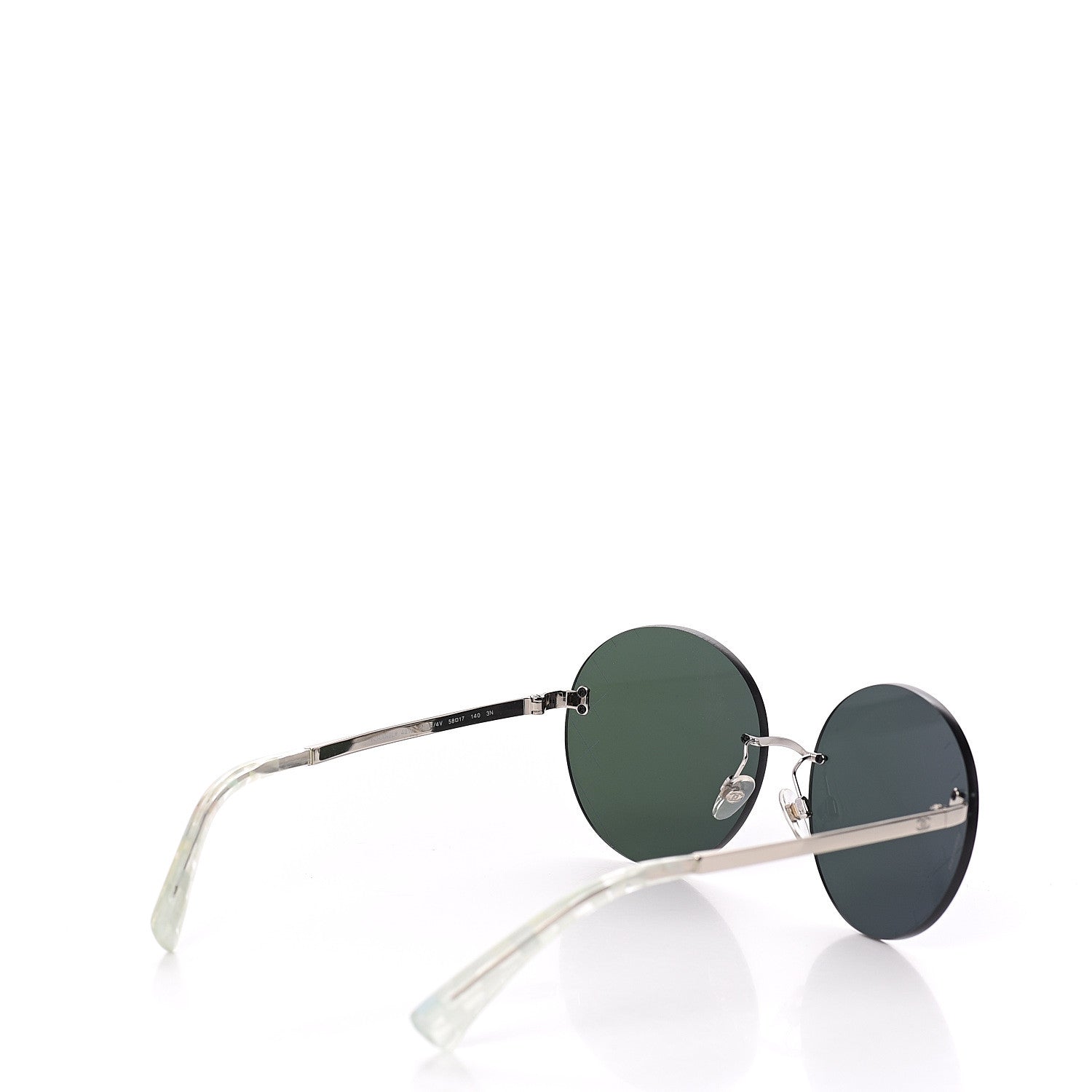 Chanel Mirrored Round Sunglasses 4216 Purple 4 of 7