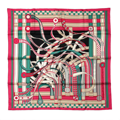 Hermes Silk Voltes Et Pirouettes Scarf 90 1 of 6