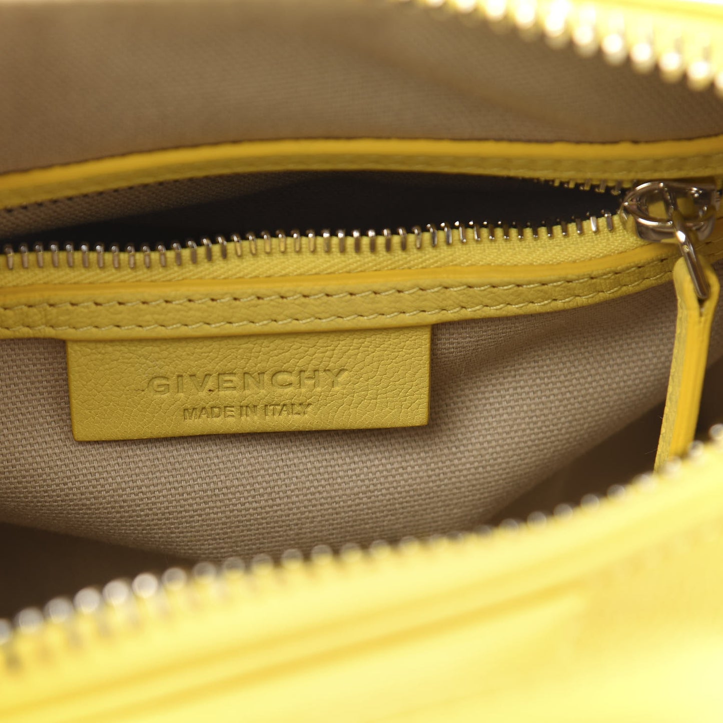 Sugar Goatskin Mini Antigona Yellow