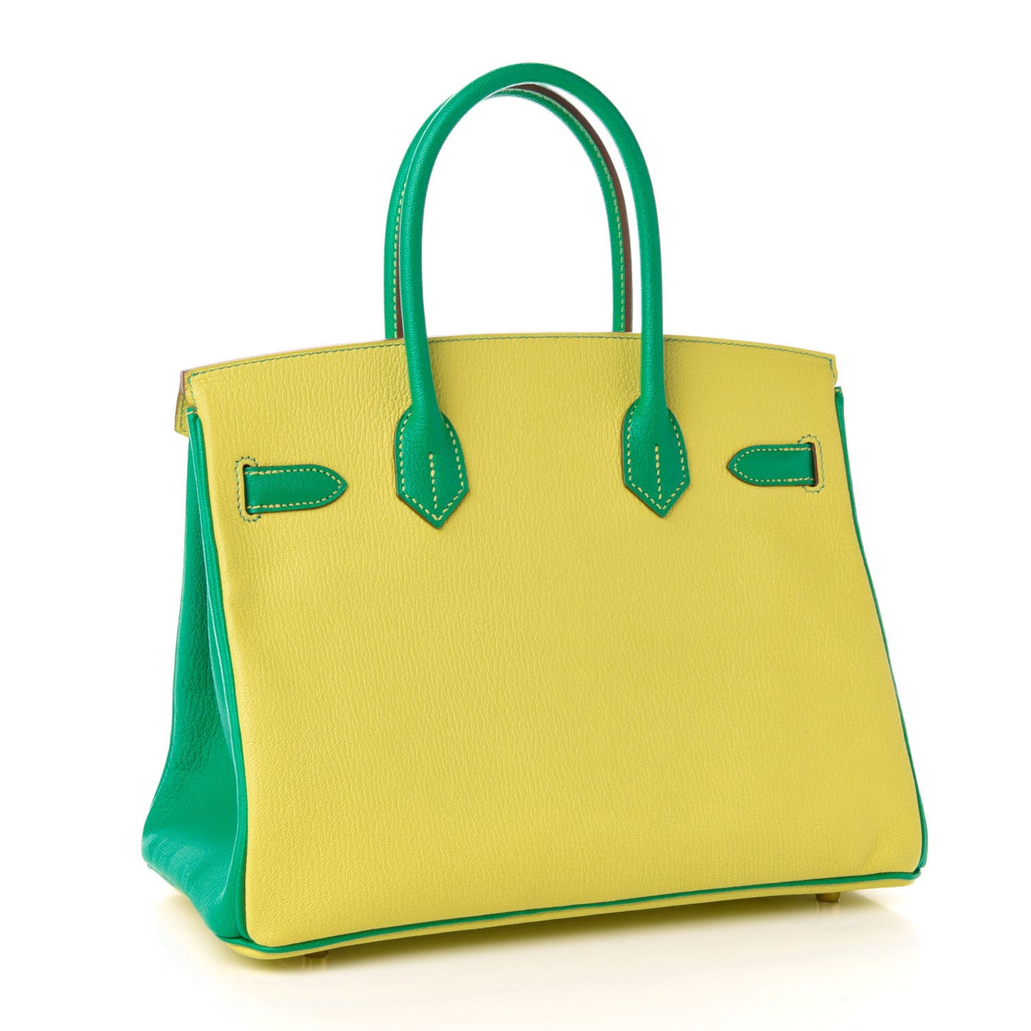 Chevre Mysore Horseshoe Birkin 30 Lime Menthe