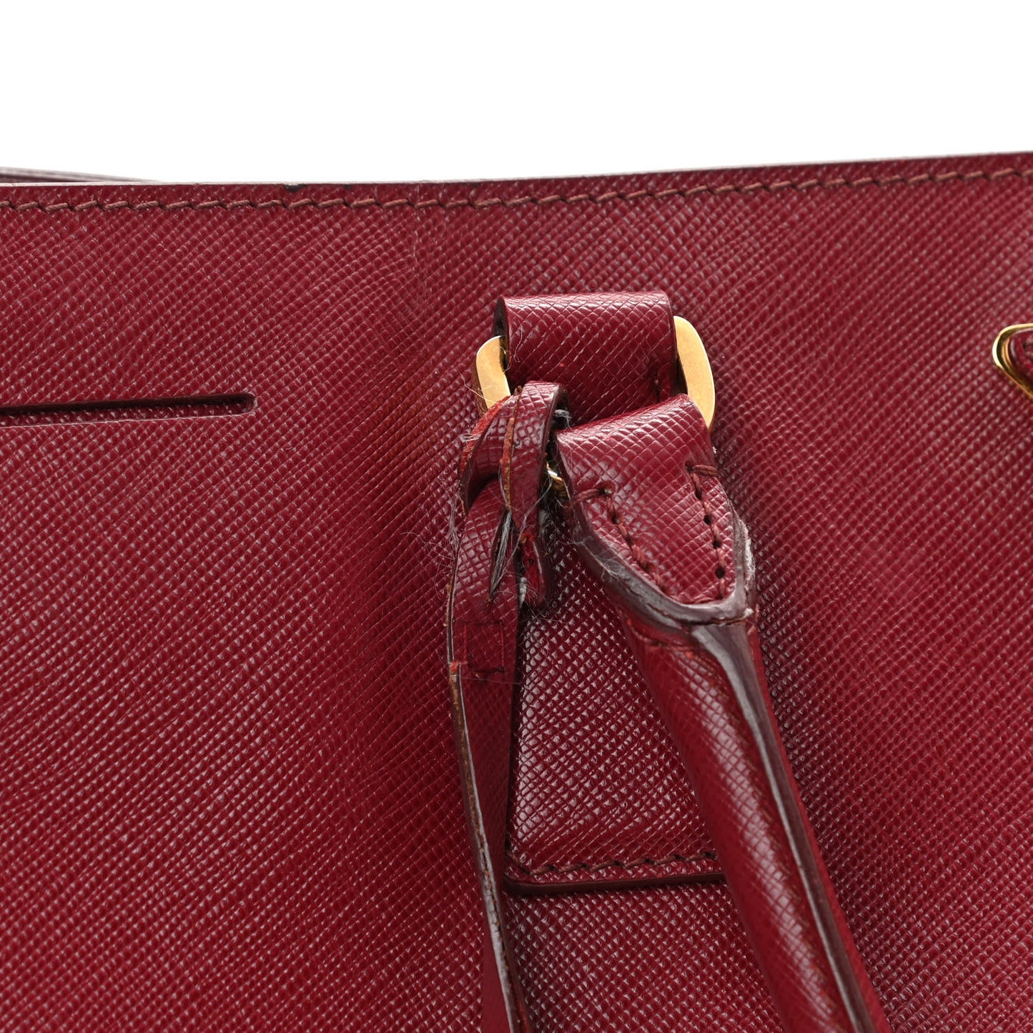 Saffiano Lux Large Tote Cherry