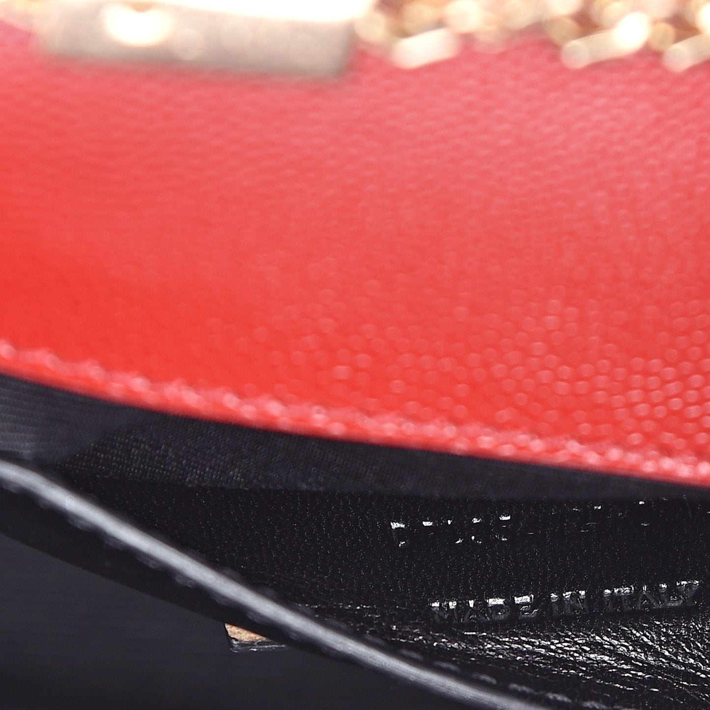 Grain De Poudre Small Monogram Kate Satchel Red