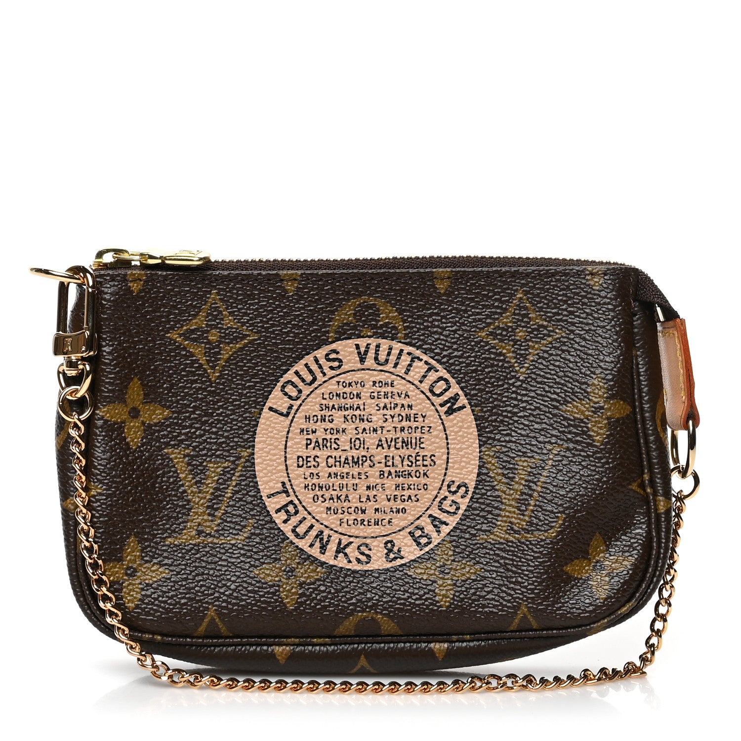 Louis Vuitton Monogram Complice Trunks and Bags Mini Pochette Accessories Beige 1 of 7