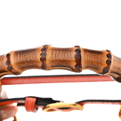 Gucci Raffia Textured Dollar Calfskin Web Houndstooth Small Diana Tote Bag Light Blue Natural Deep Orange 12 of 14