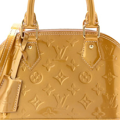 Louis Vuitton Vernis Alma BB Mordore 7 of 10