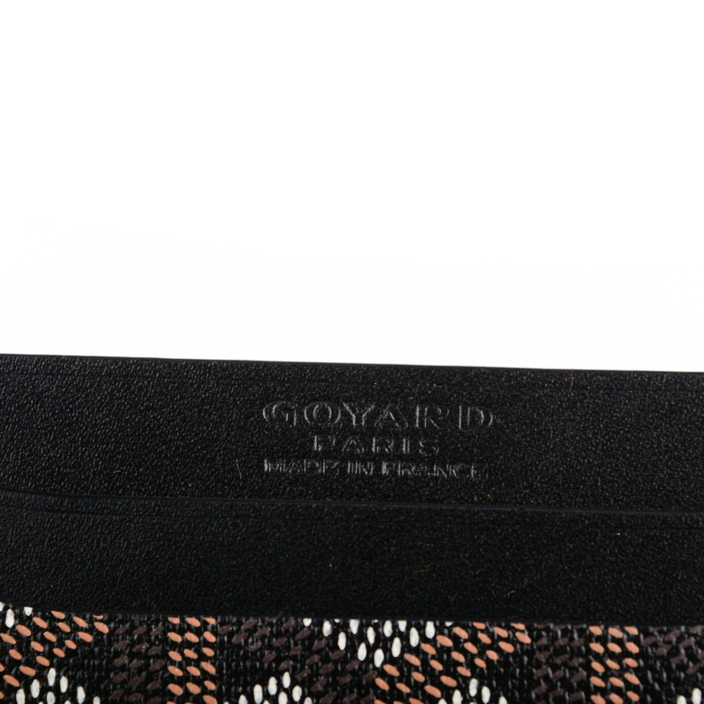 Goyardine Saint Sulpice Card Holder Black