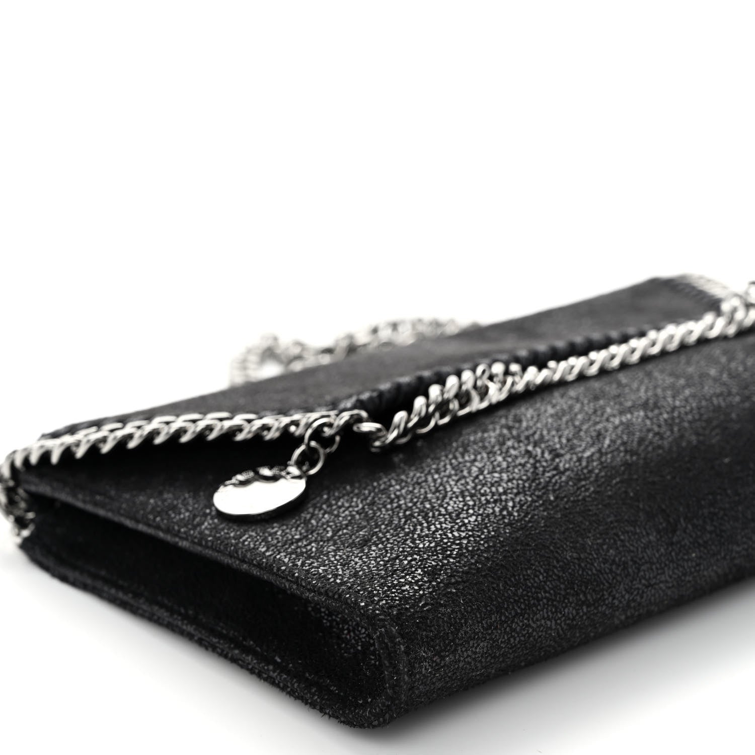 Stella McCartney Shaggy Deer Falabella Mini Crossbody Bag Black 8 of 9