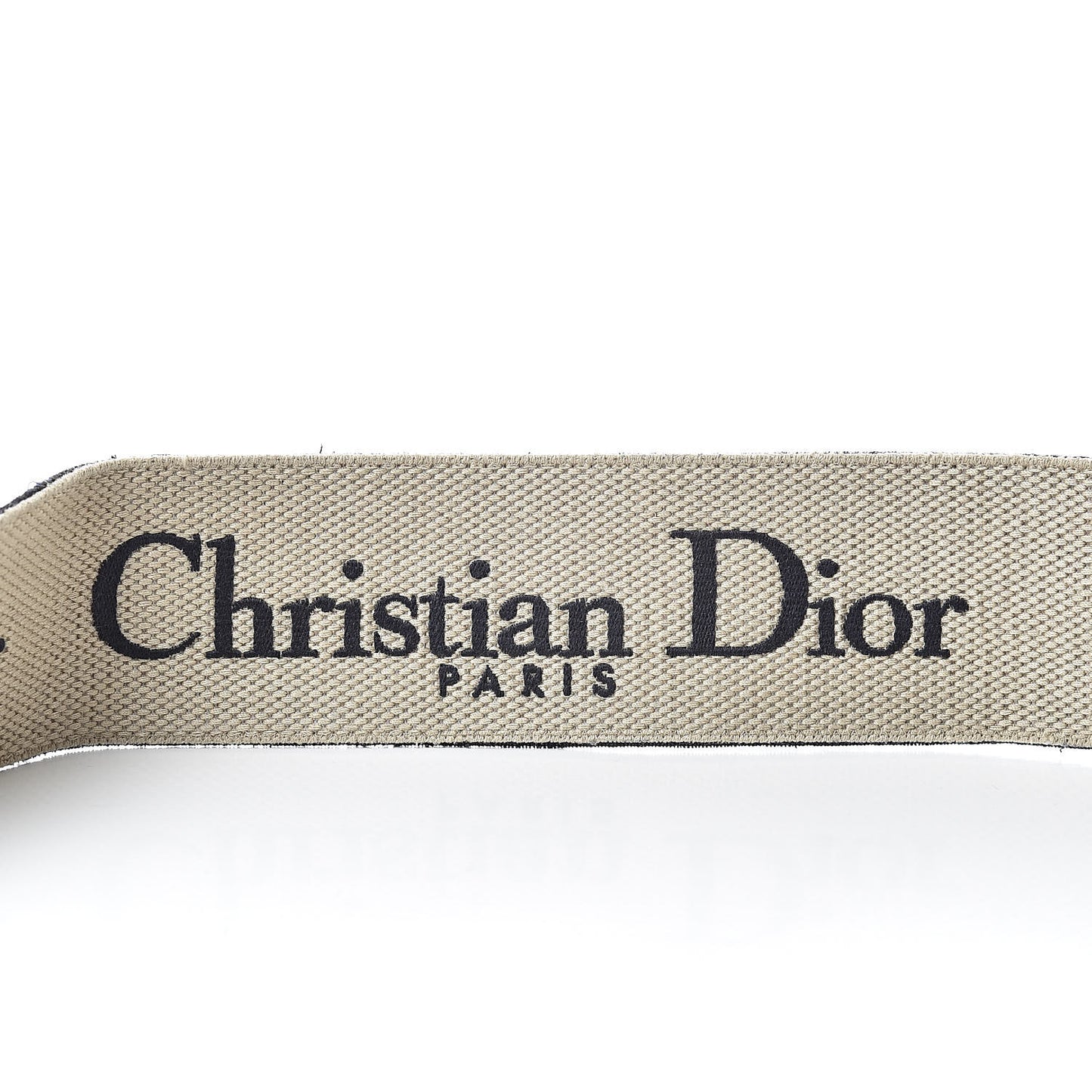 Canvas Embroidered Shoulder Strap Blue