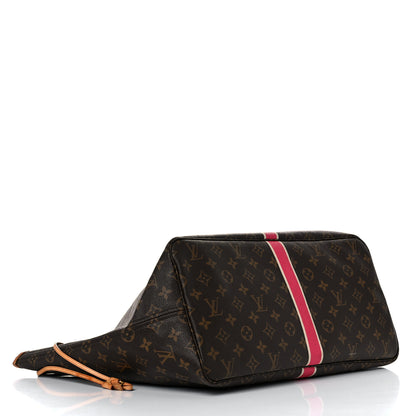 Louis Vuitton Monogram My LV Heritage Neverfull MM Fuchsia White 3 of 24