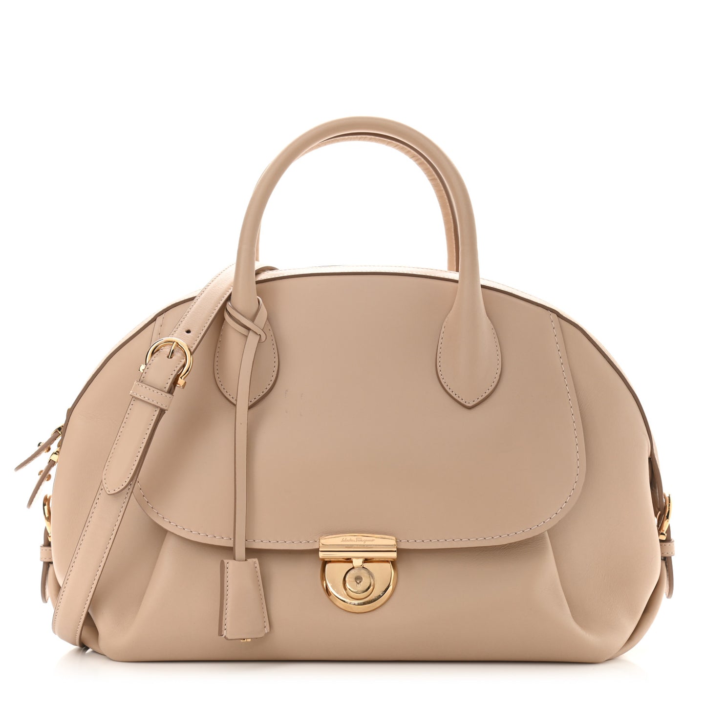 Calfskin Fiamma Bag New Bisque