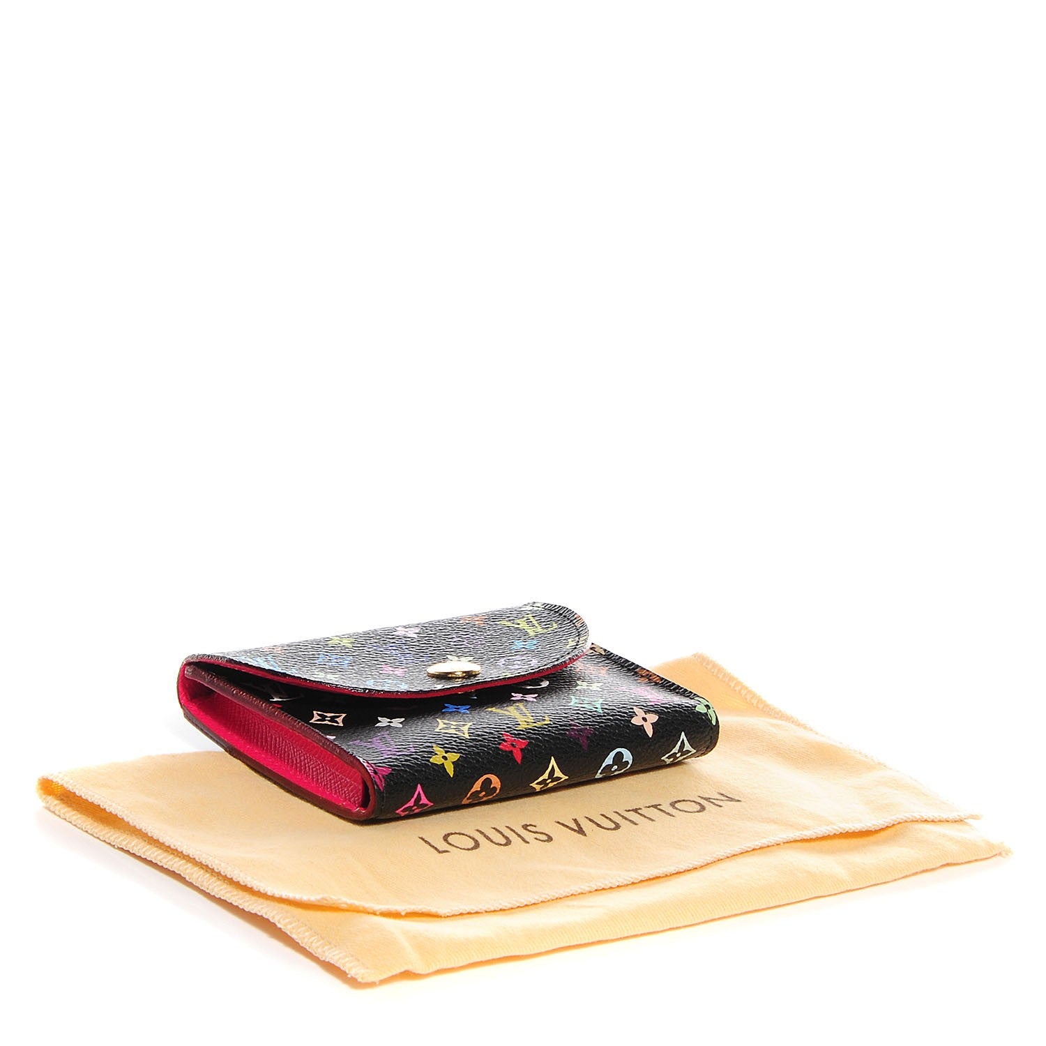 Louis Vuitton Monogram Multicolor Business Card Holder Black Grenade 4 of 8