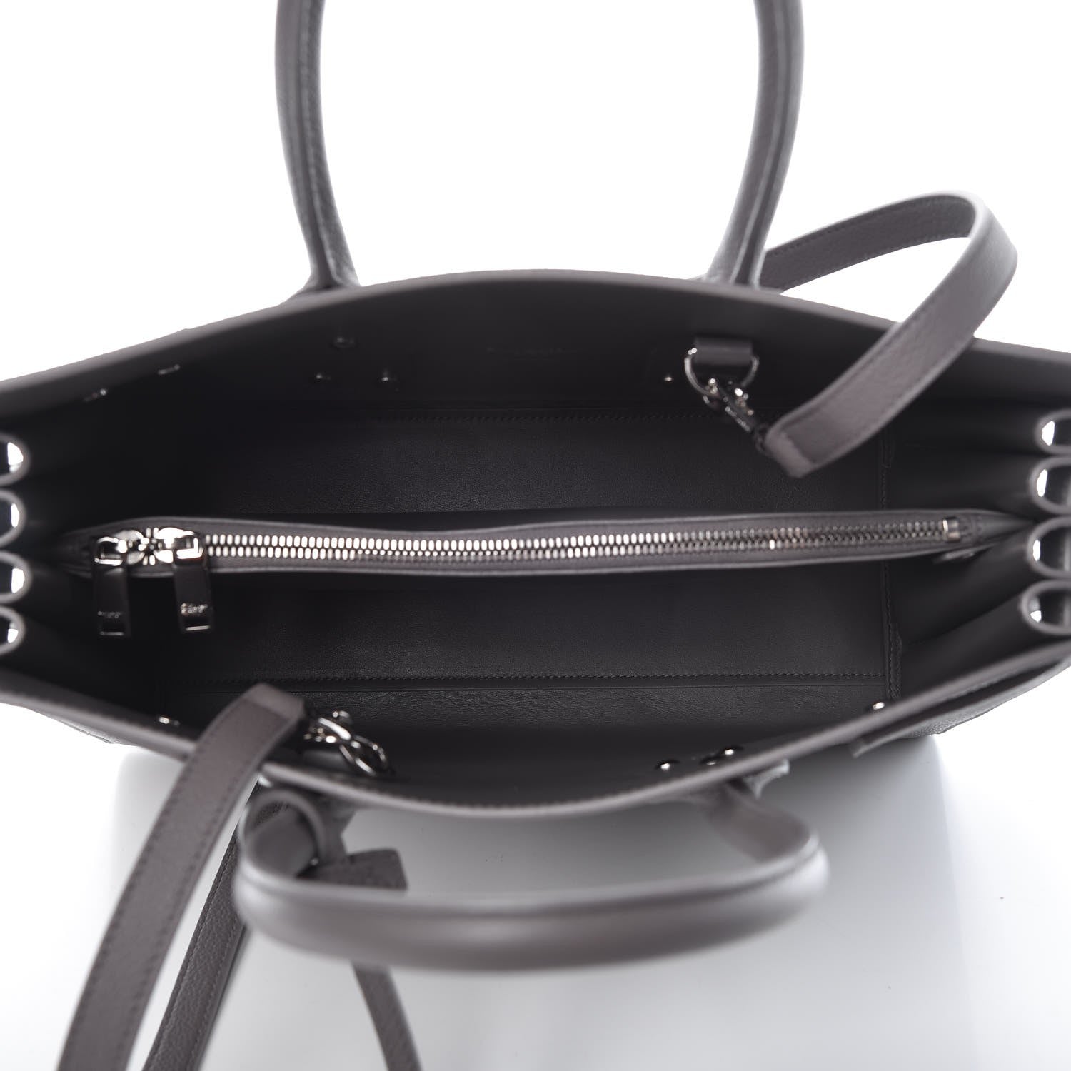 Saint Laurent Grained Calfskin Small Sac De Jour Fog 5 of 8