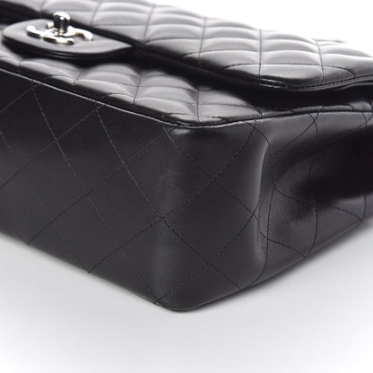 Chanel Lambskin Quilted Jumbo Double Flap Black 6 of 10