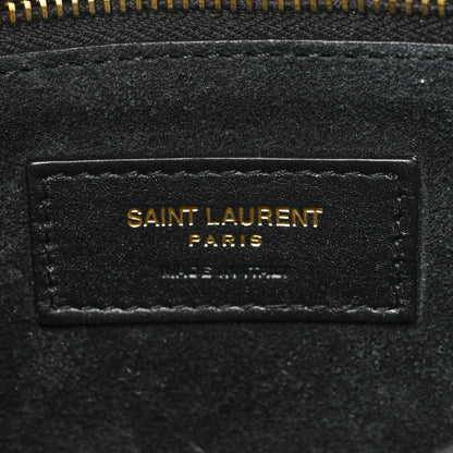 Saint Laurent Patent Calfskin Sadie Shoulder Bag Black 6 of 8