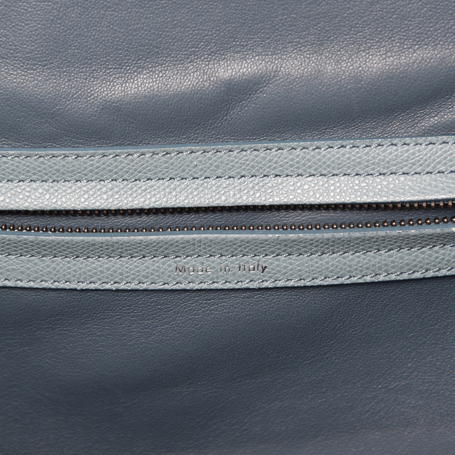 Celine Grained Calfskin Medium Phantom Luggage Sky Blue 7 of 13