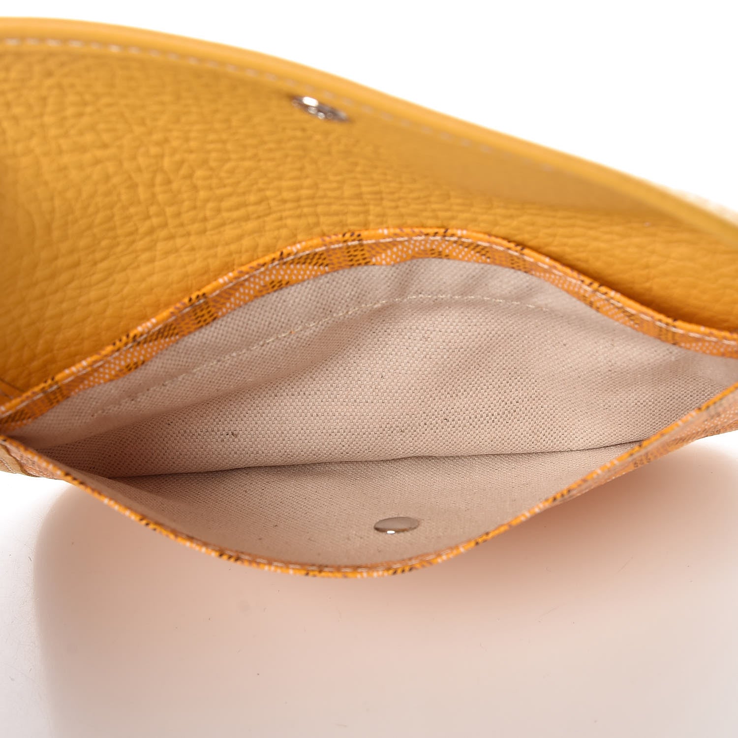 Goyard Goyardine Pouch Yellow 5 of 6