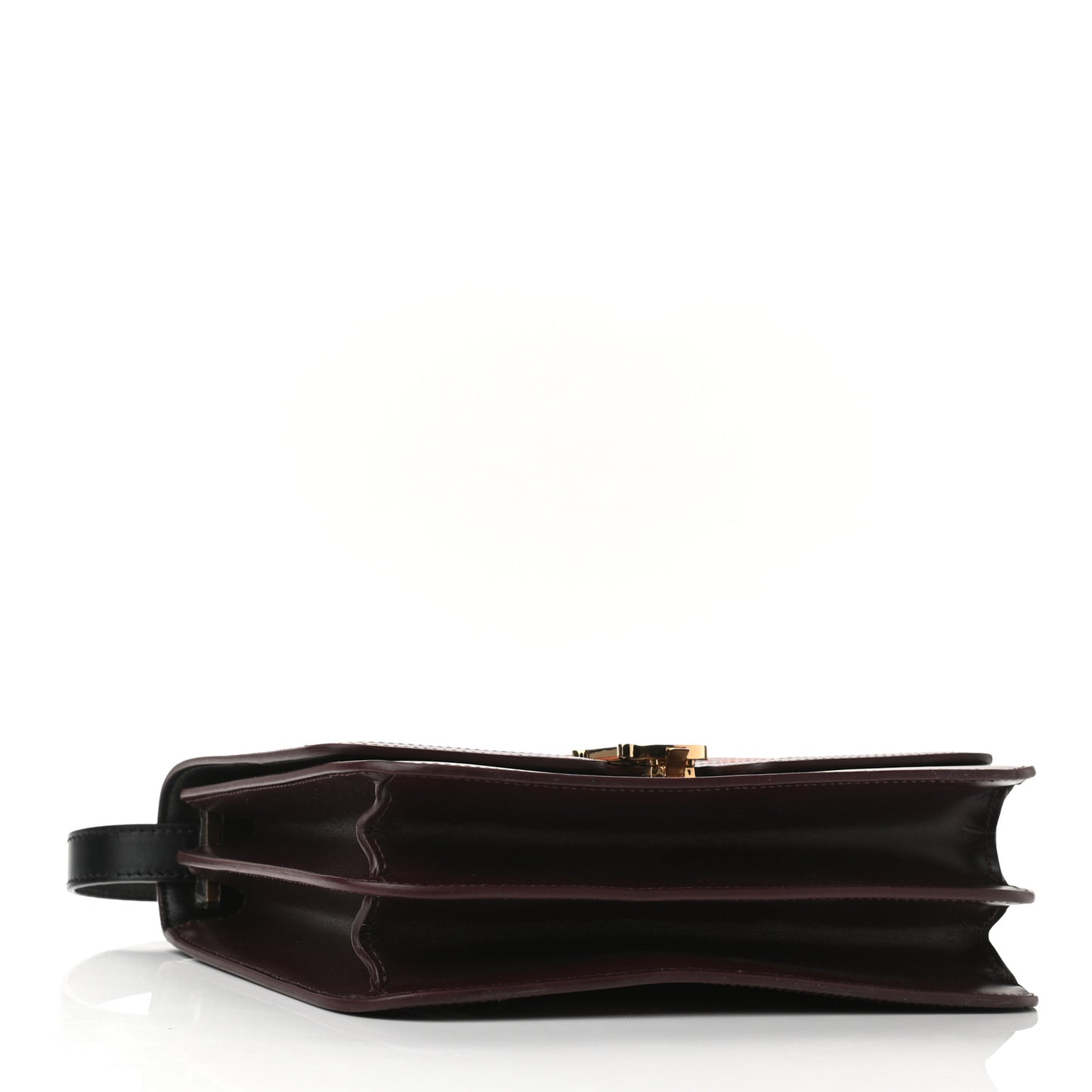 Calfskin Applique Monogram Medium TB Bag Oxblood