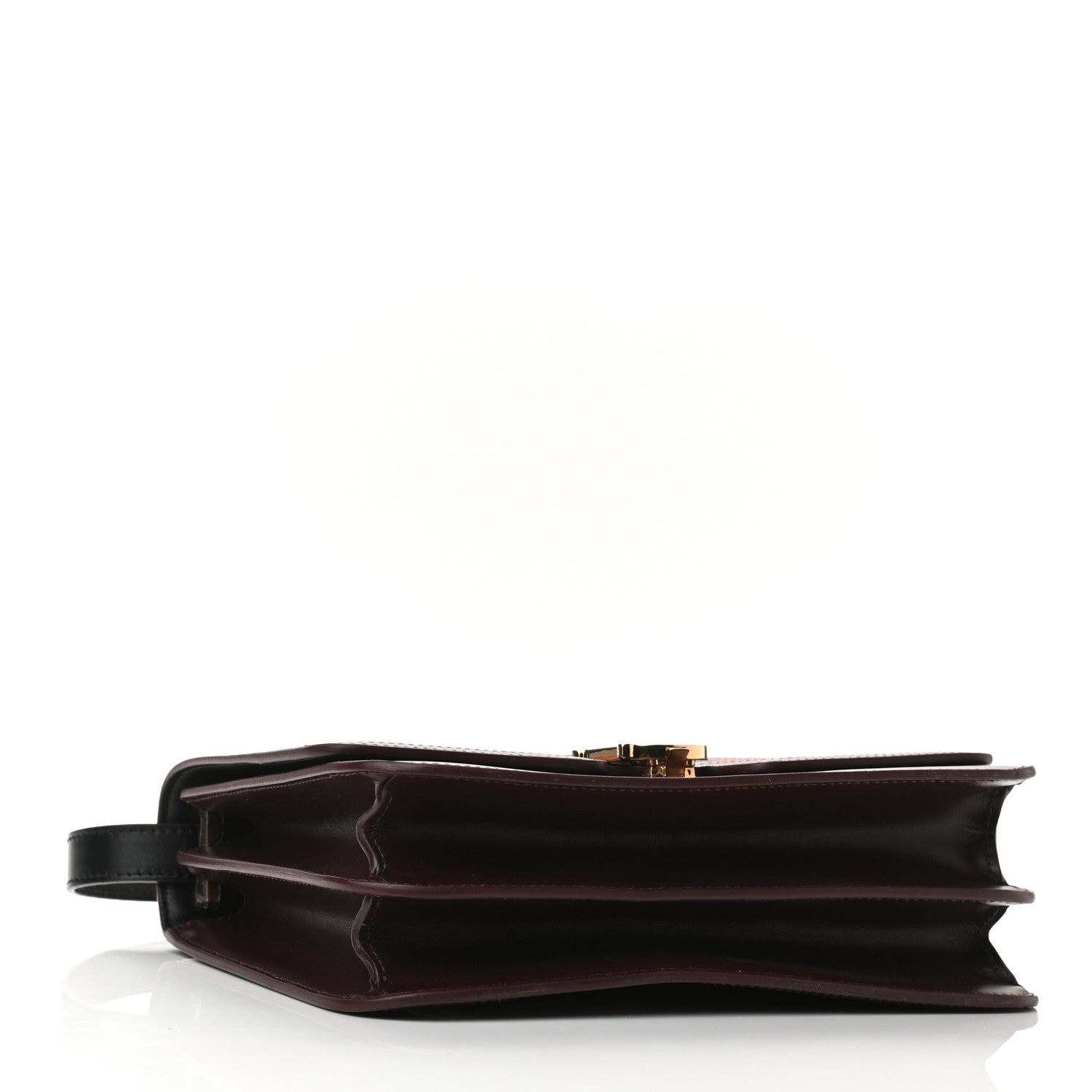 Burberry Calfskin Applique Monogram Medium TB Bag Oxblood 4 of 10