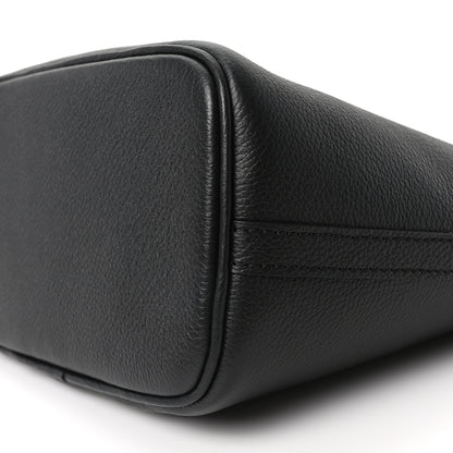 Louis Vuitton Calfskin Lock and Walk Bucket Black 9 of 9