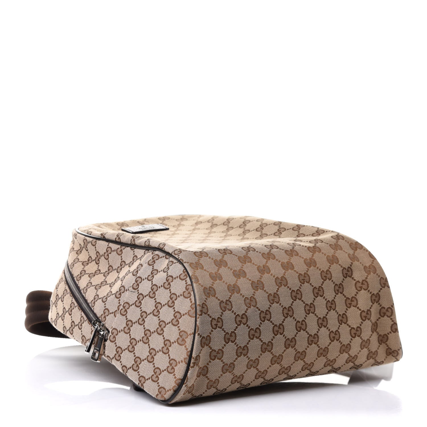 Gucci GG Monogram Travel Backpack Dark Brown 3 of 10