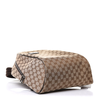 Gucci GG Monogram Travel Backpack Dark Brown 3 of 10