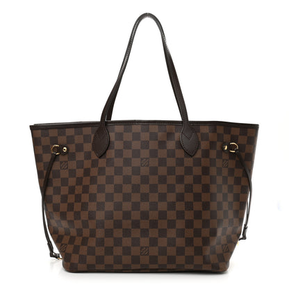 Louis Vuitton Damier Ebene Neo Neverfull MM Rose Ballerine 3 of 11