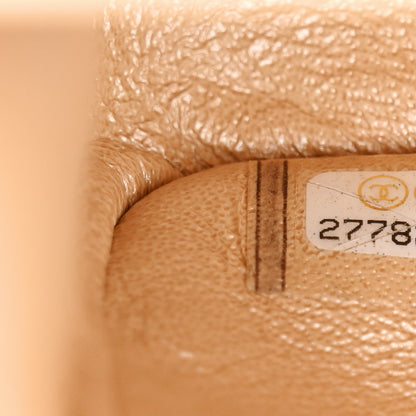 Chanel Iridescent Caviar Quilted Medium Double Flap Beige 7 of 11