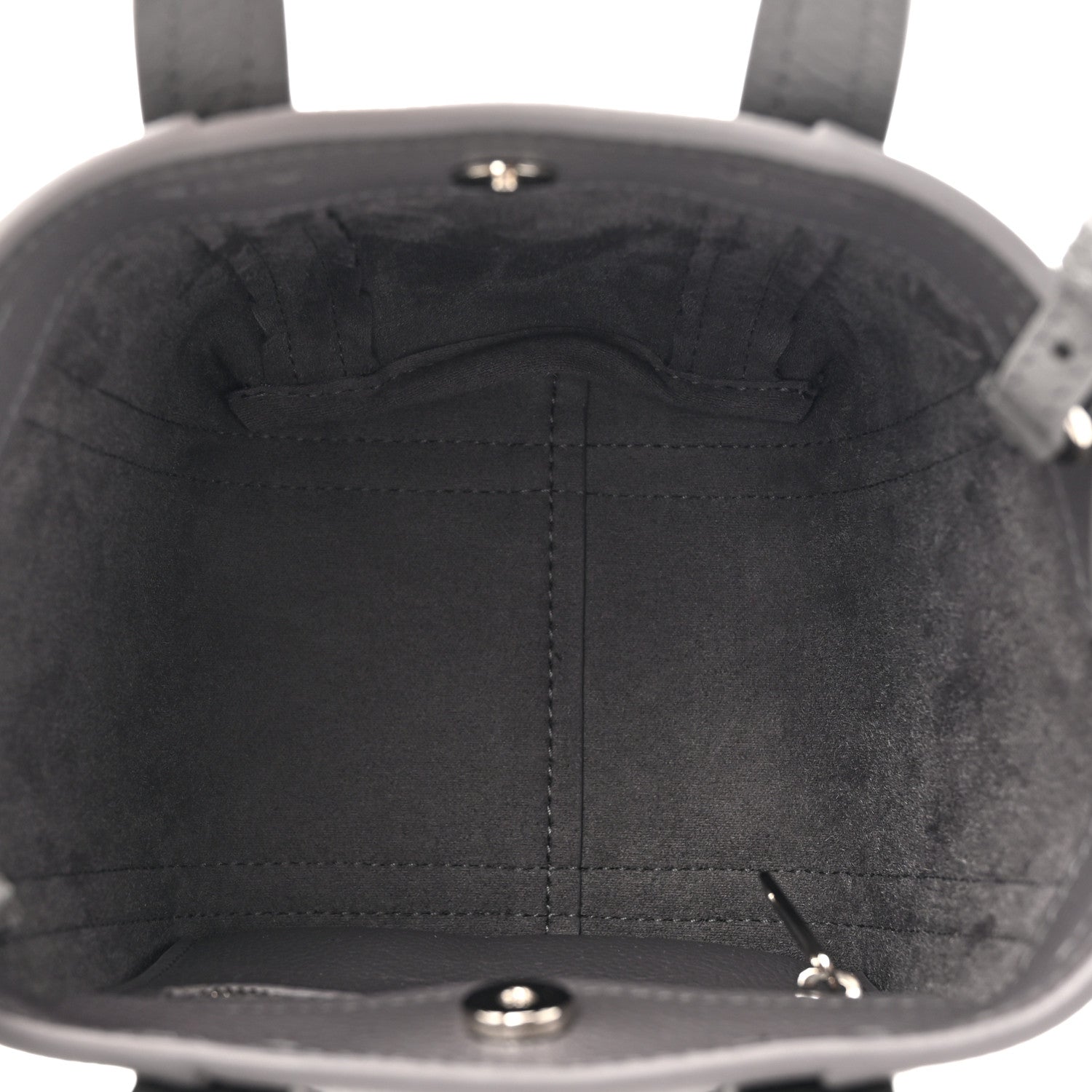 Balenciaga Grained Calfskin Mini 2.0 Everyday North South Shoulder Tote Bag Mink Grey 5 of 10
