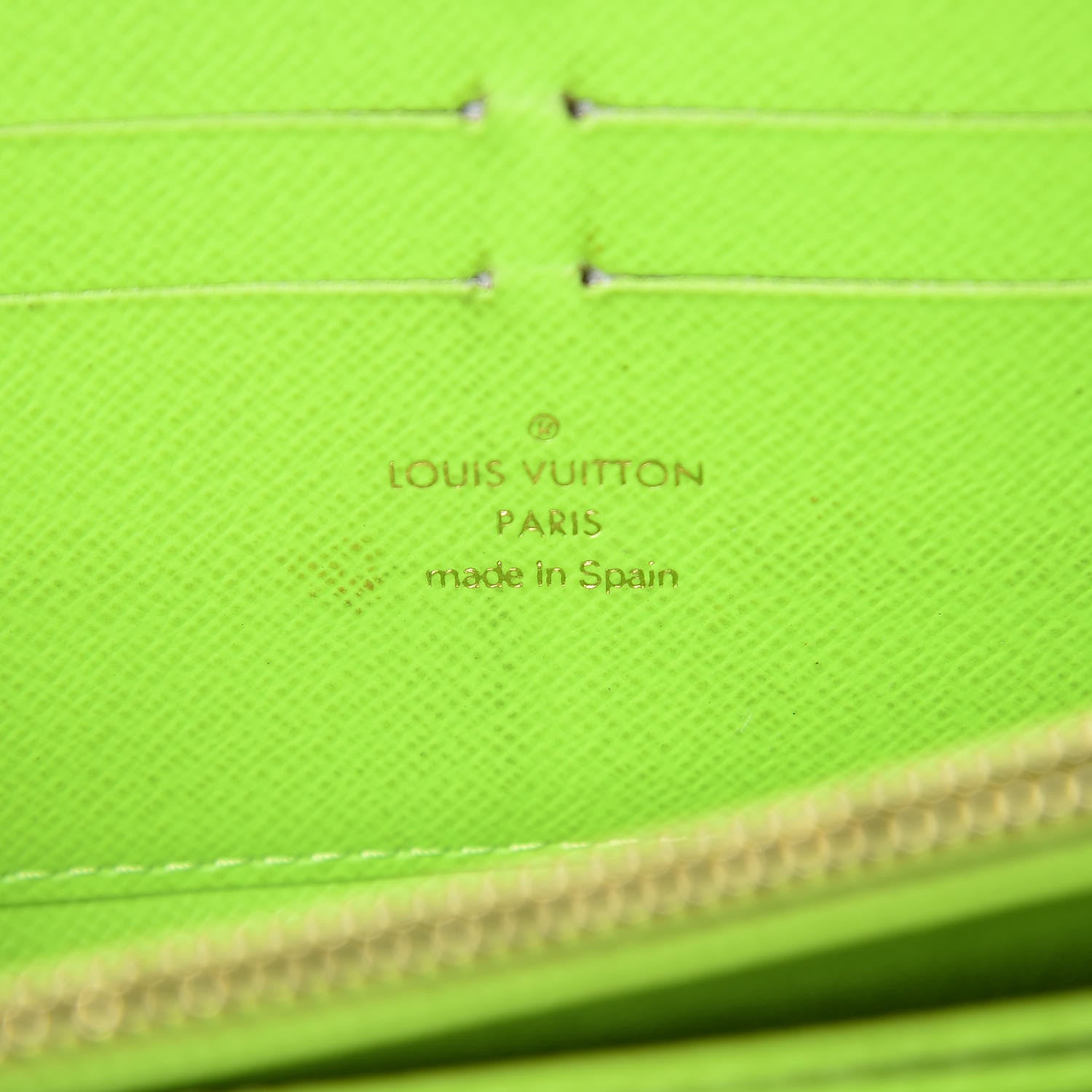 Louis Vuitton Monogram Graffiti Zippy Wallet Green 6 of 10