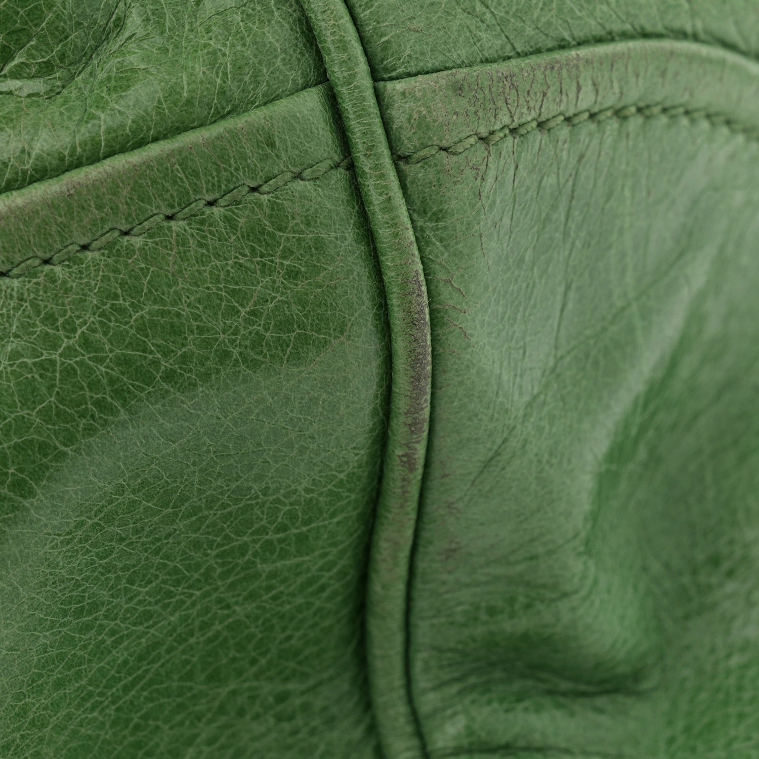 Prada Vitello Shine Shopping Satchel Green 13 of 14