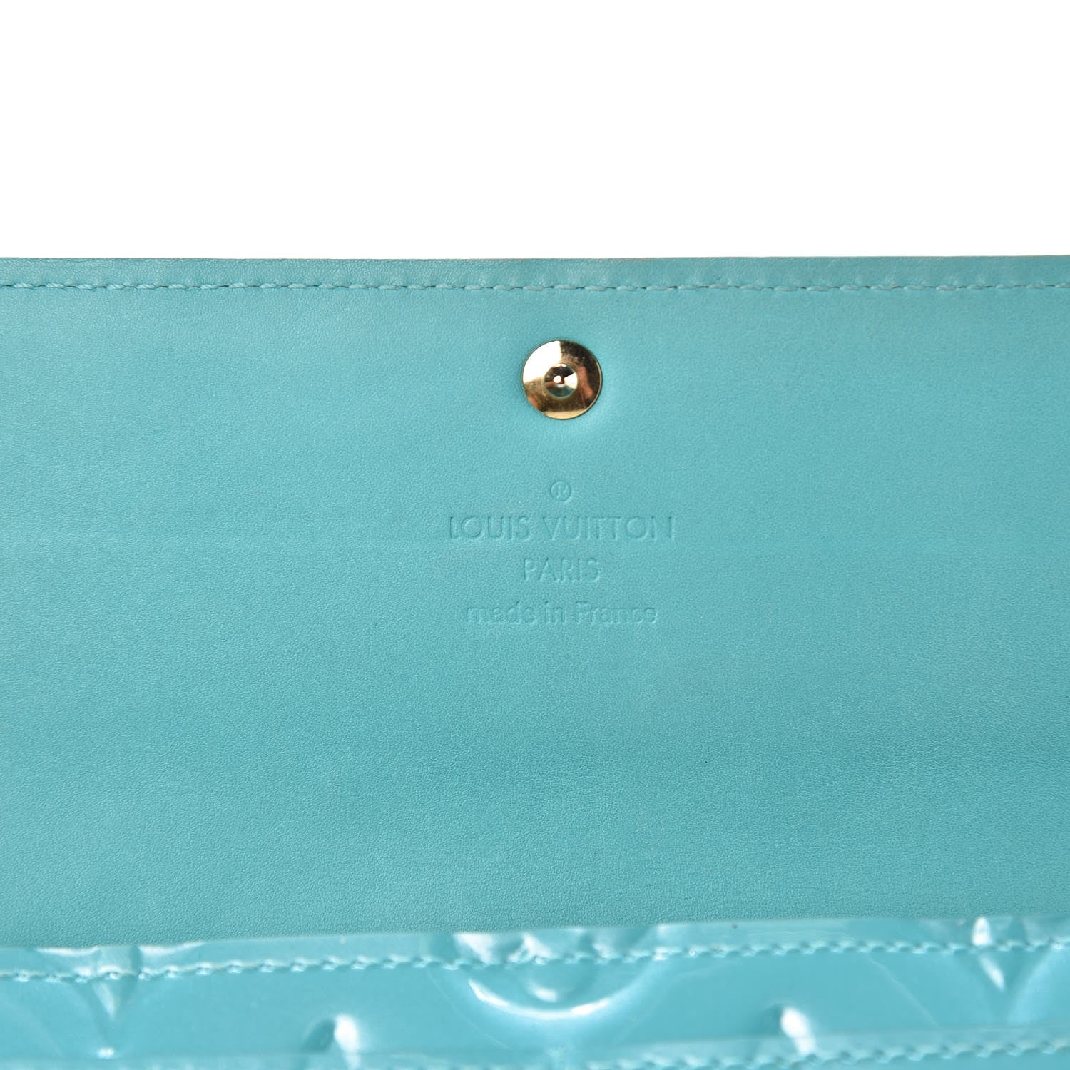 Louis Vuitton Vernis Sarah Wallet Blue Lagon 7 of 26