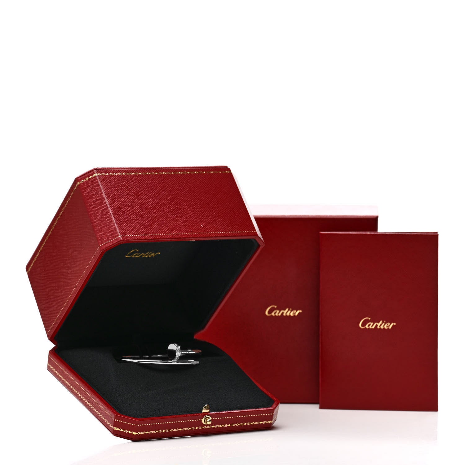 Cartier 18K White Gold Diamond Juste Un Clou Bracelet 18 5 of 5
