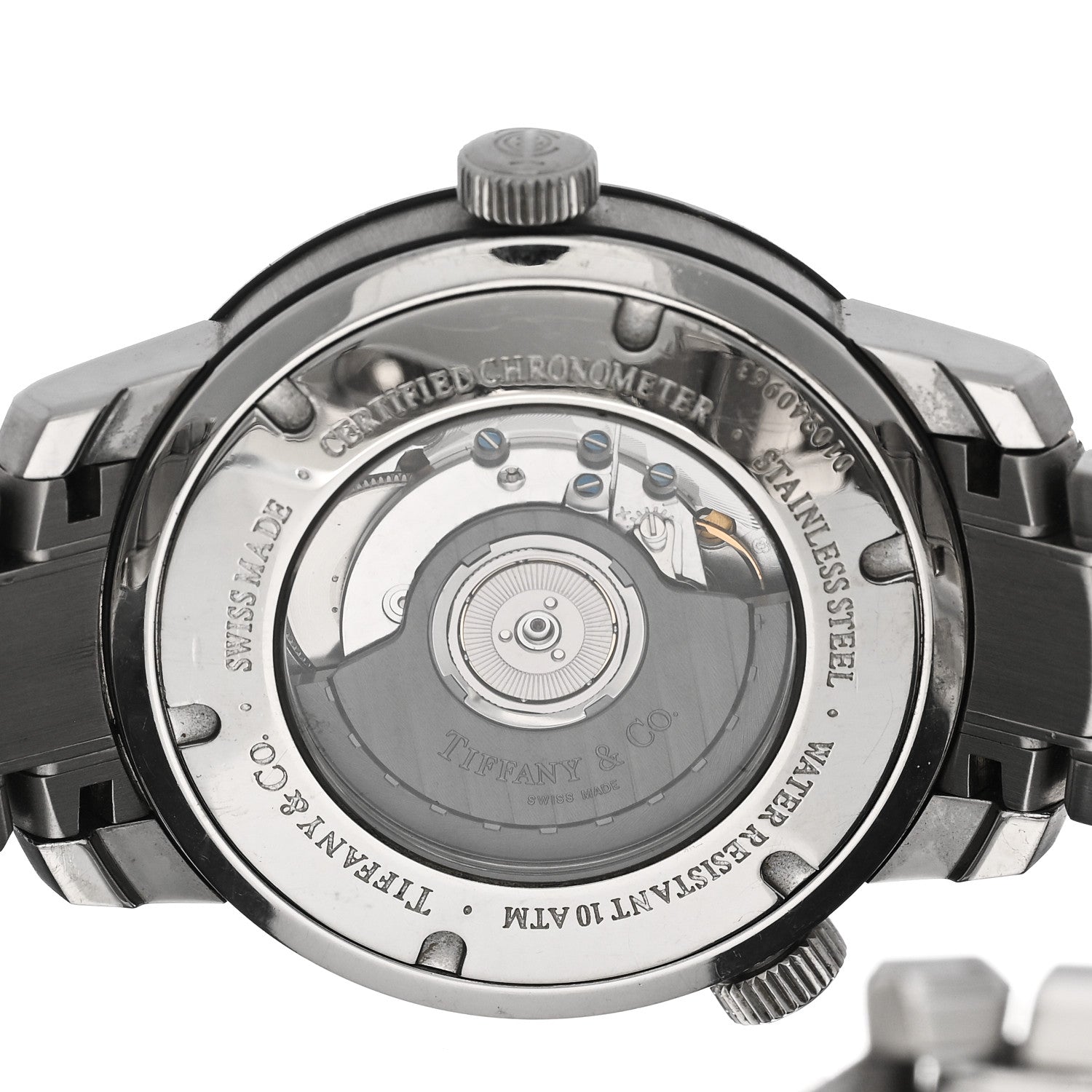 Tiffany Stainless Steel 42mm Mark T-57 Automatic Watch Grey 4 of 4