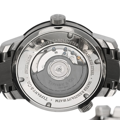 Tiffany Stainless Steel 42mm Mark T-57 Automatic Watch Grey 4 of 4