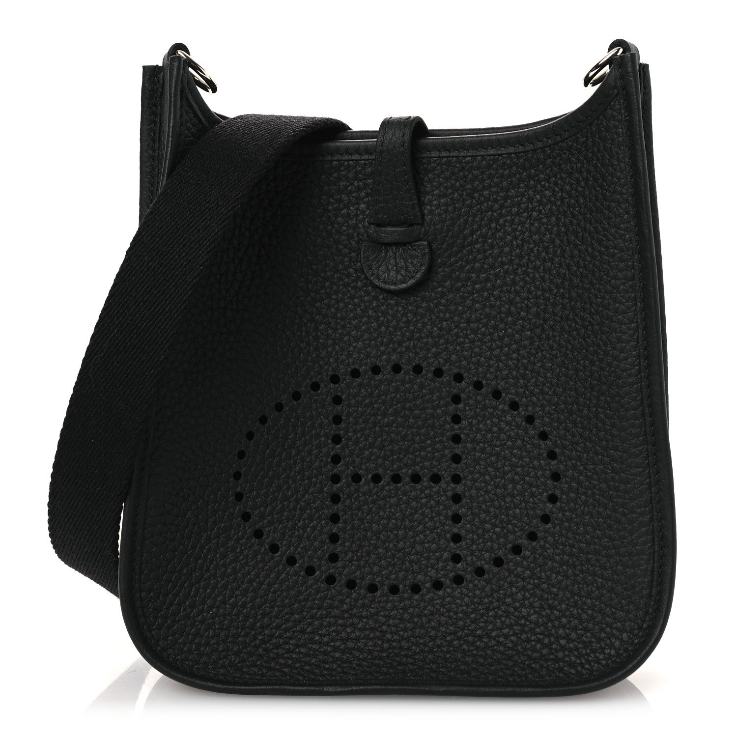 Hermes Taurillon Clemence Evelyne TPM Black 1 of 11