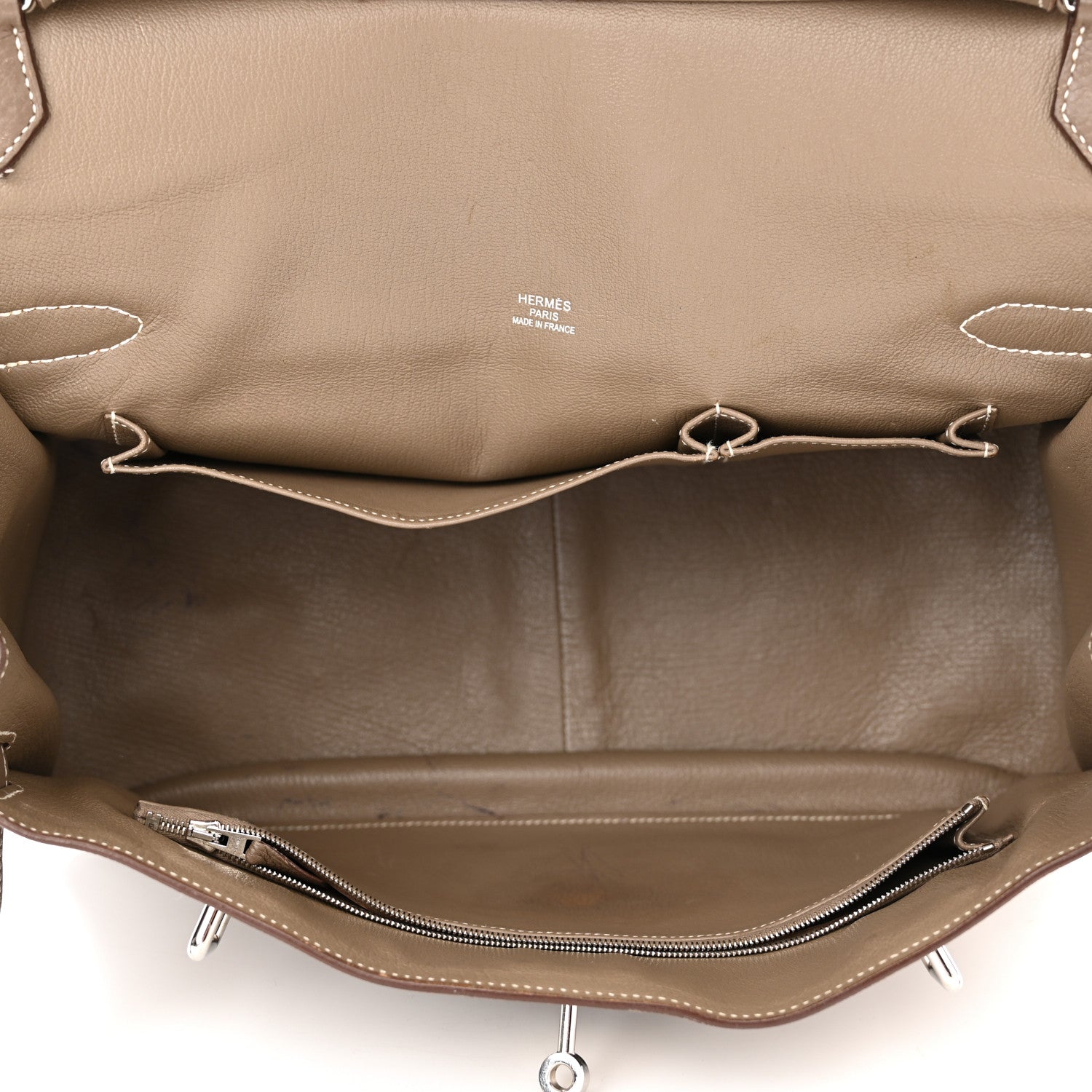 Hermes Taurillon Clemence Jypsiere 37 Etoupe 5 of 21