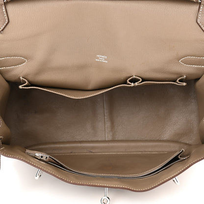 Hermes Taurillon Clemence Jypsiere 37 Etoupe 5 of 21