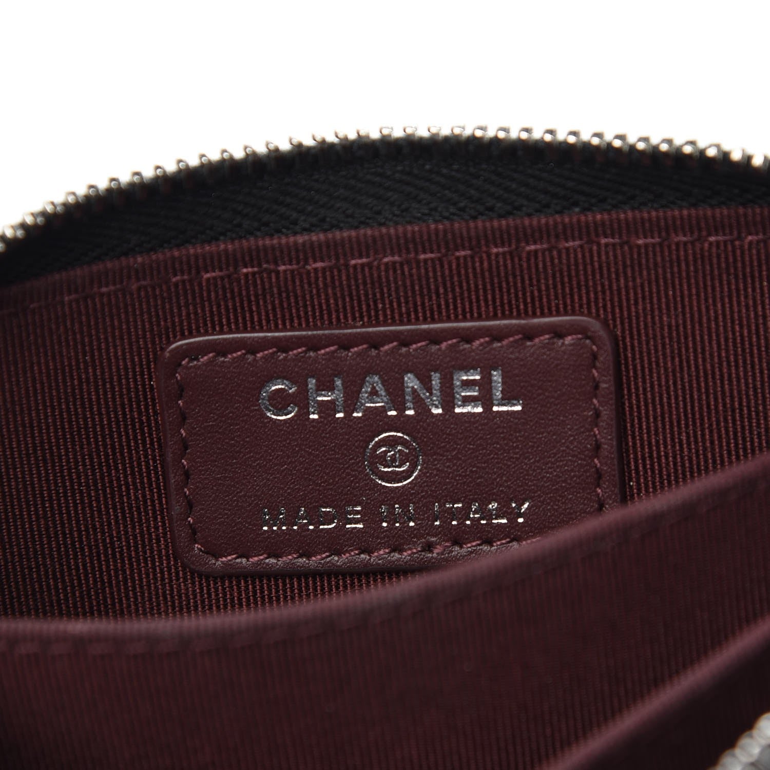 Chanel Caviar Quilted Zip Coin Purse Black 6 of 7