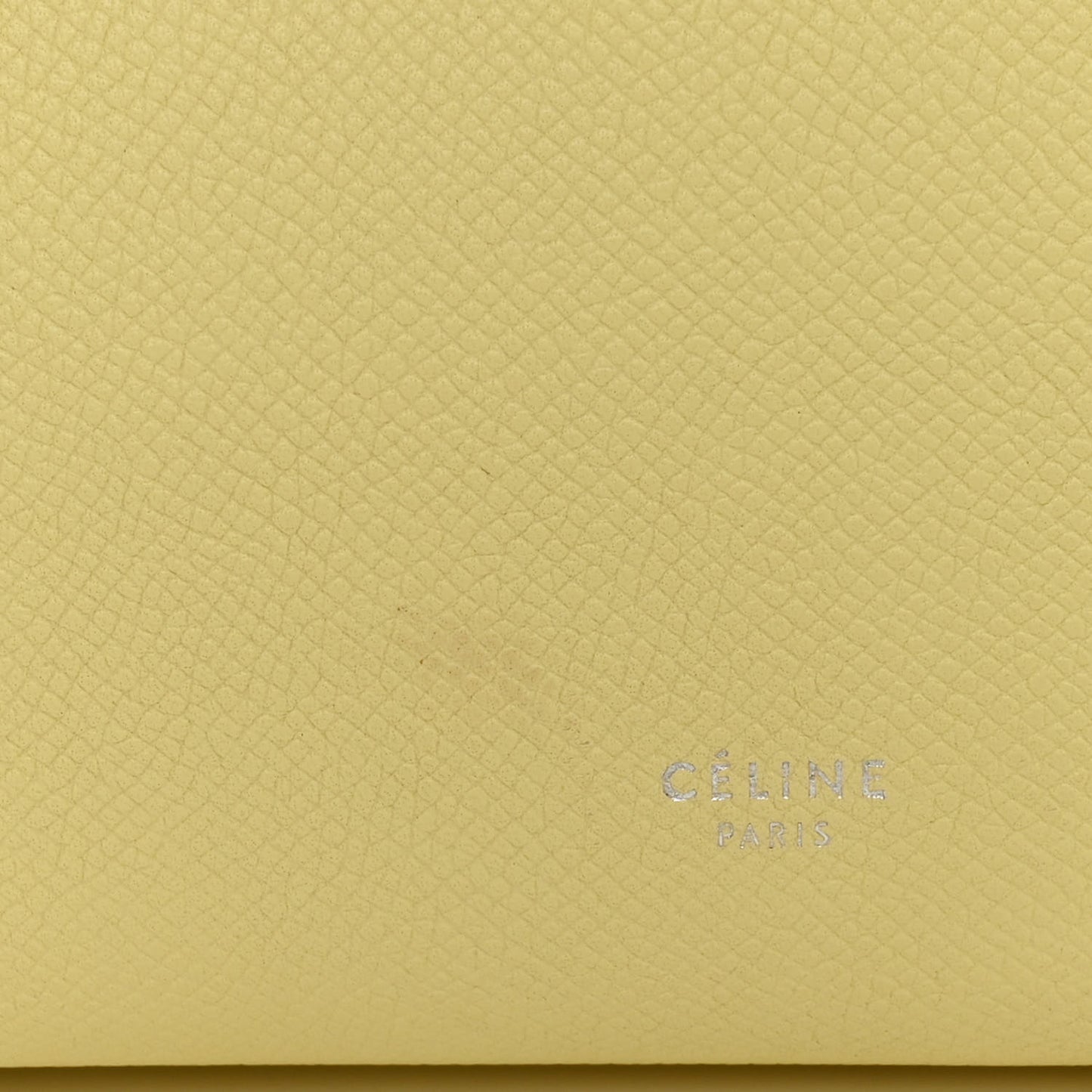 Grained Calfskin Micro Belt Bag Yellow