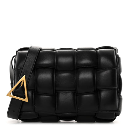Bottega Veneta Nappa Maxi Intrecciato Padded Cassette Crossbody Bag Black 1 of 9